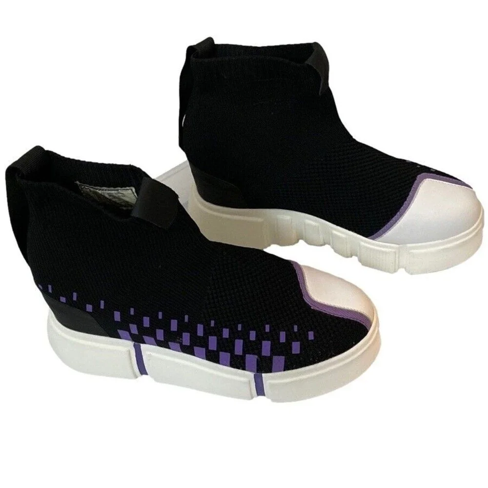 EUC Anthony Wang Collection Platform Sneakers‎ Size 10.0 Style Cranberry 06